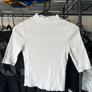 Mock neck short sleeve